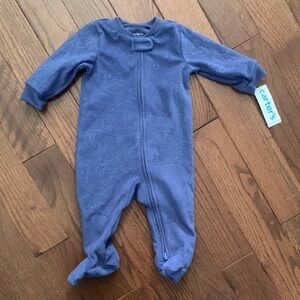Carter's Cozy Blue Footed One Piece